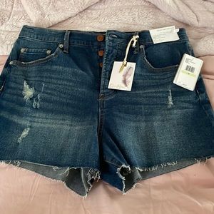 Jessica Simpson Infinite High Waist Shorts